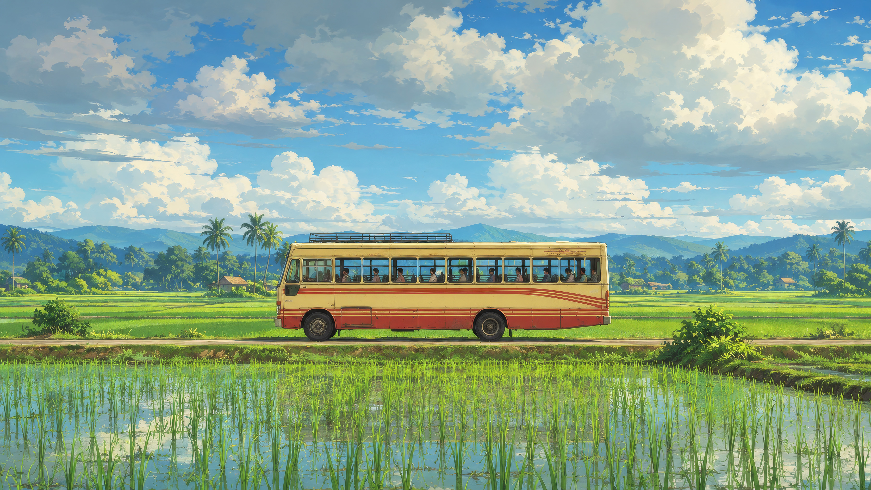 Private Bus Radio Background